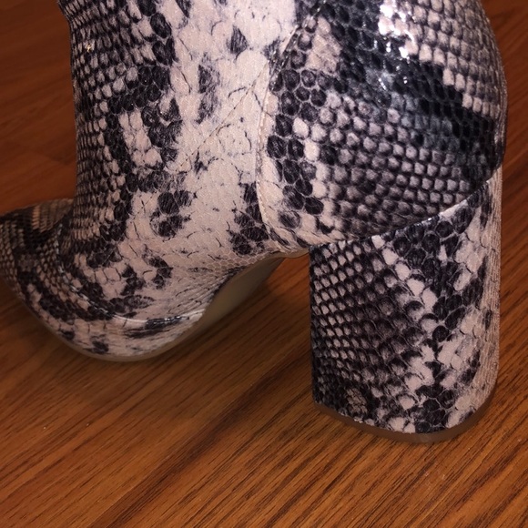 Charles David Snake Print Boots - Picture 5 of 5